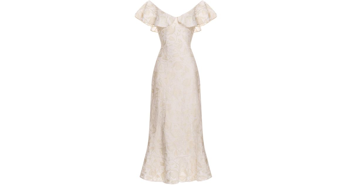 fitted lace wedding dress Margo Floral Maxi Dress 00 main image 0
