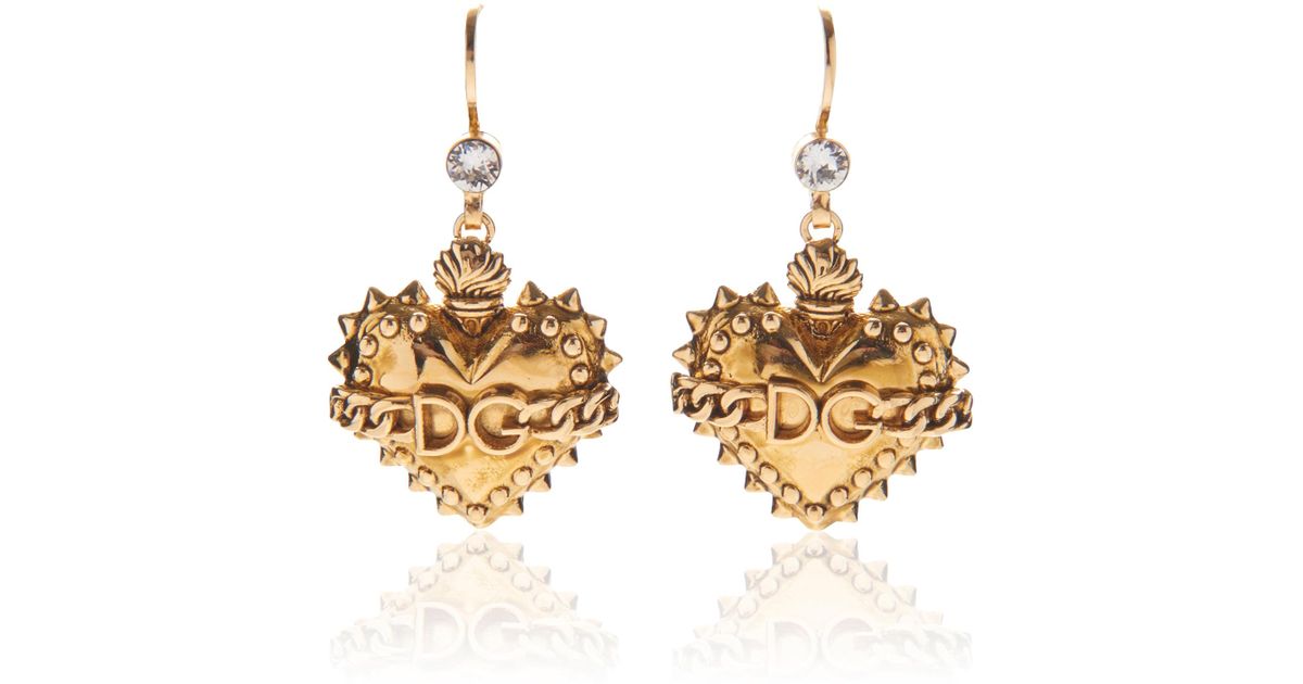 Dolce \u0026 Gabbana Heart Earrings in Gold 