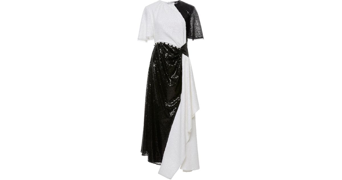prabal gurung black and white dress