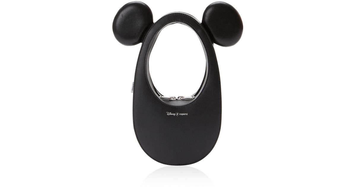 Coperni X Disney Mickey Swipe Mini Leather Bag in Black | Lyst