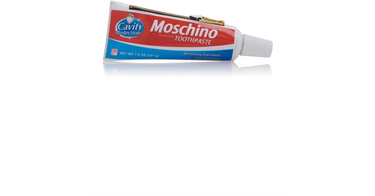 moschino toothpaste
