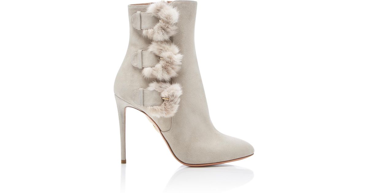 sinatra faux suede pointed heel