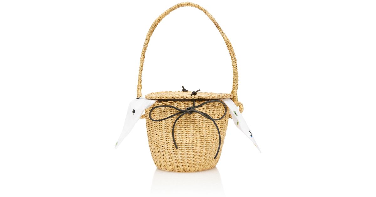 straw basket tote