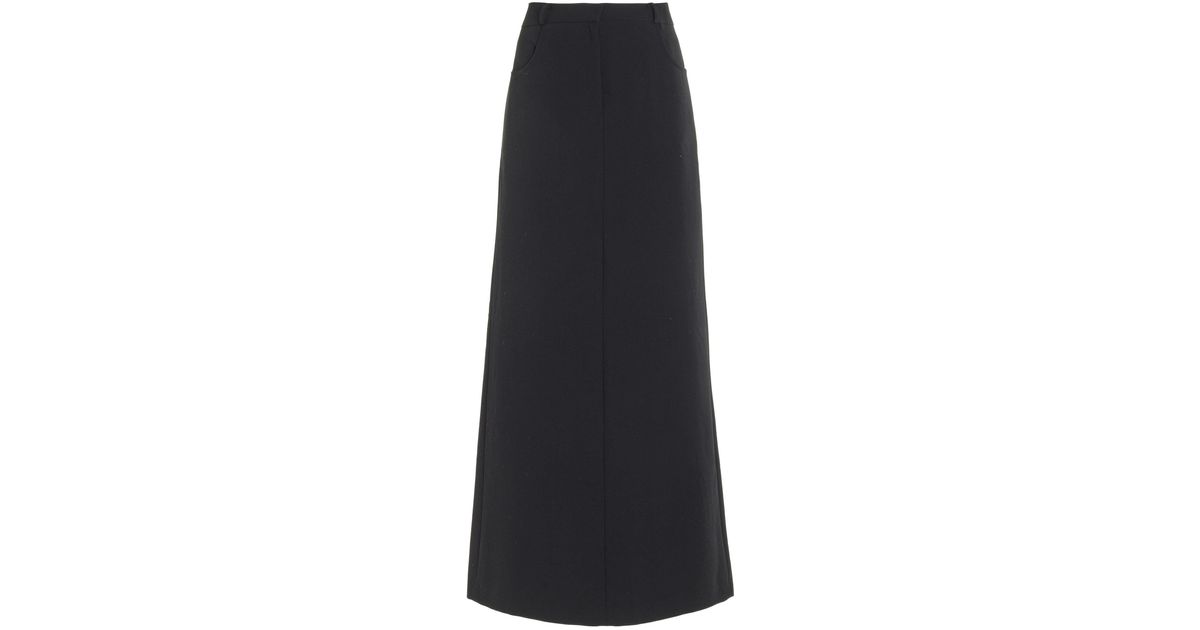 Frankie Shop Malvo Maxi Pencil Skirt in Black | Lyst