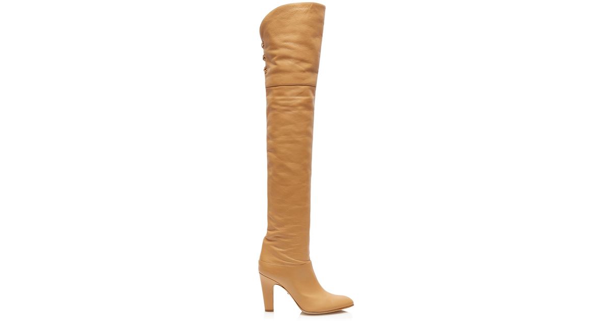 Chloé Black Calfskin Over The Knee