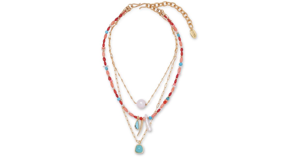 Lizzie Fortunato Off Shore Beaded Necklace | Lyst