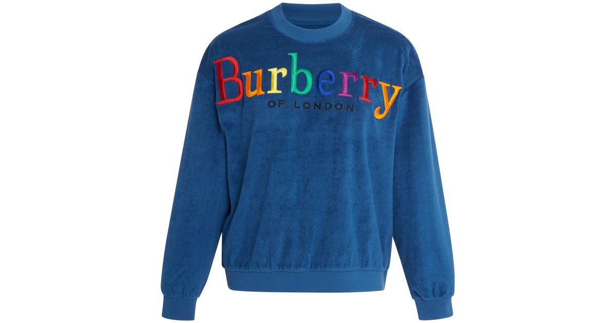 burberry blue sweater