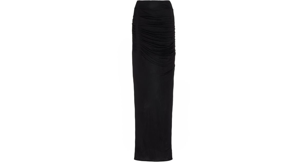 GAUGE81 Belem Silk Maxi Skirt in Black | Lyst