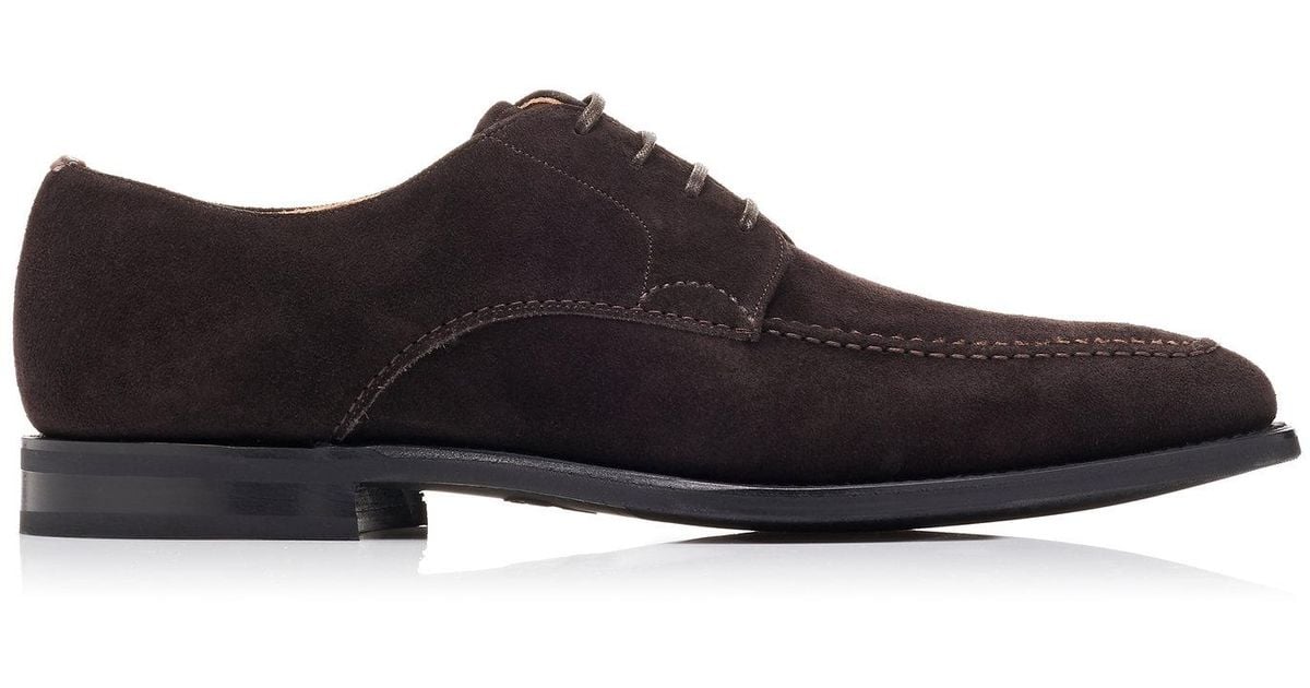 Church's Chackmore Suede Derby Shoes in Brown for Men - Lyst