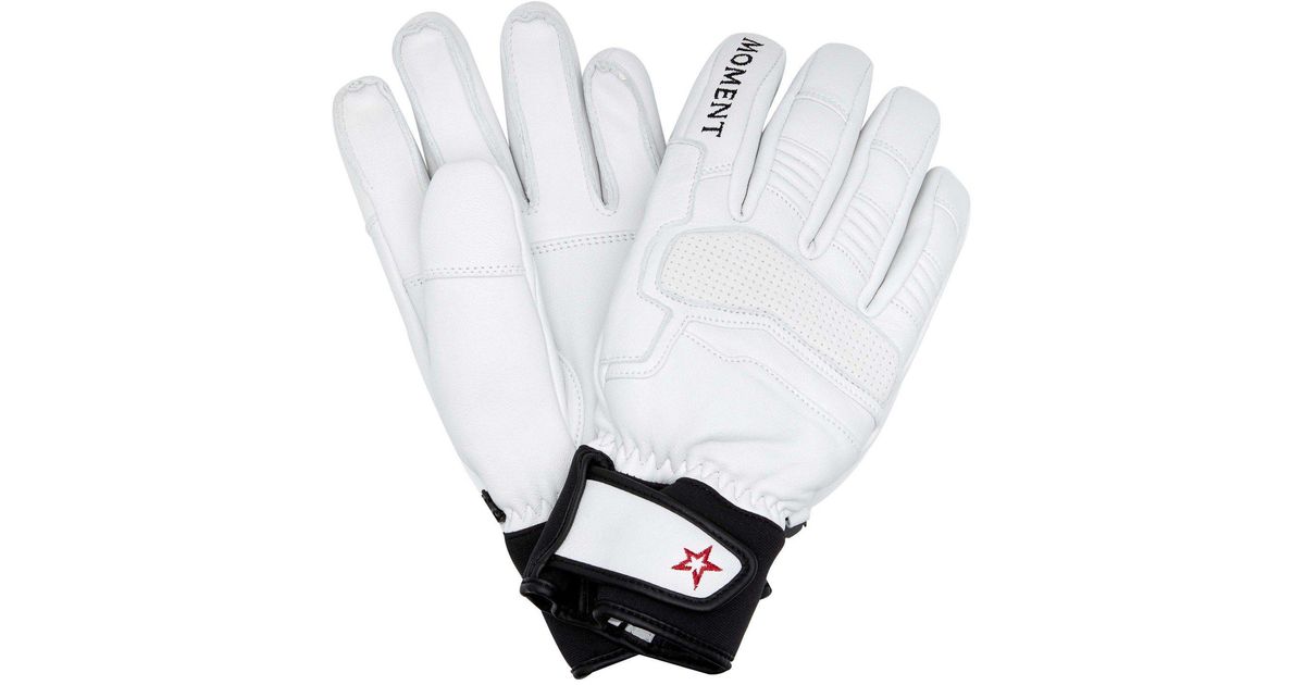 Perfect Moment Pm Velcro Ski Gloves in White - Lyst