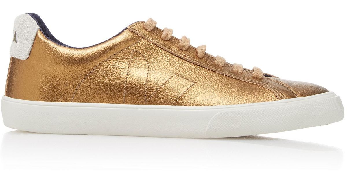 veja esplar metallic sneakers