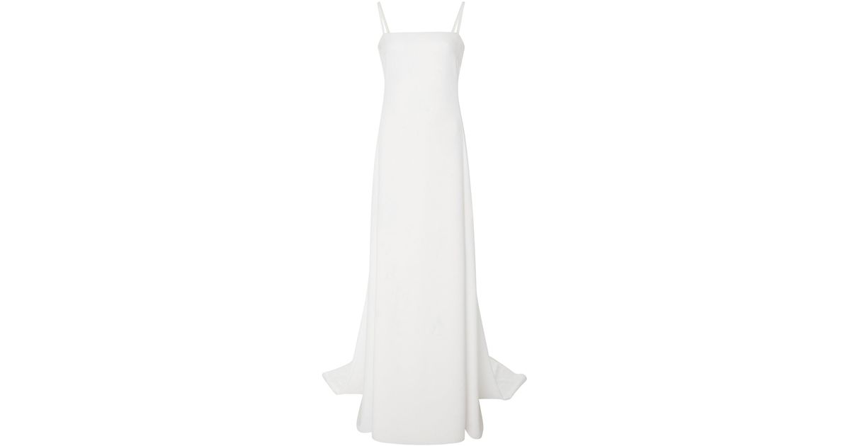 carolina herrera harrison open back gown