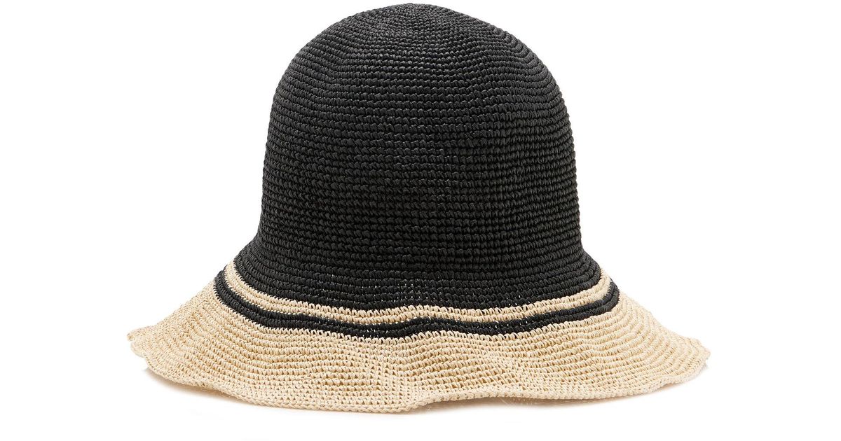 TOTEME Paper Straw Hat in Black | Lyst