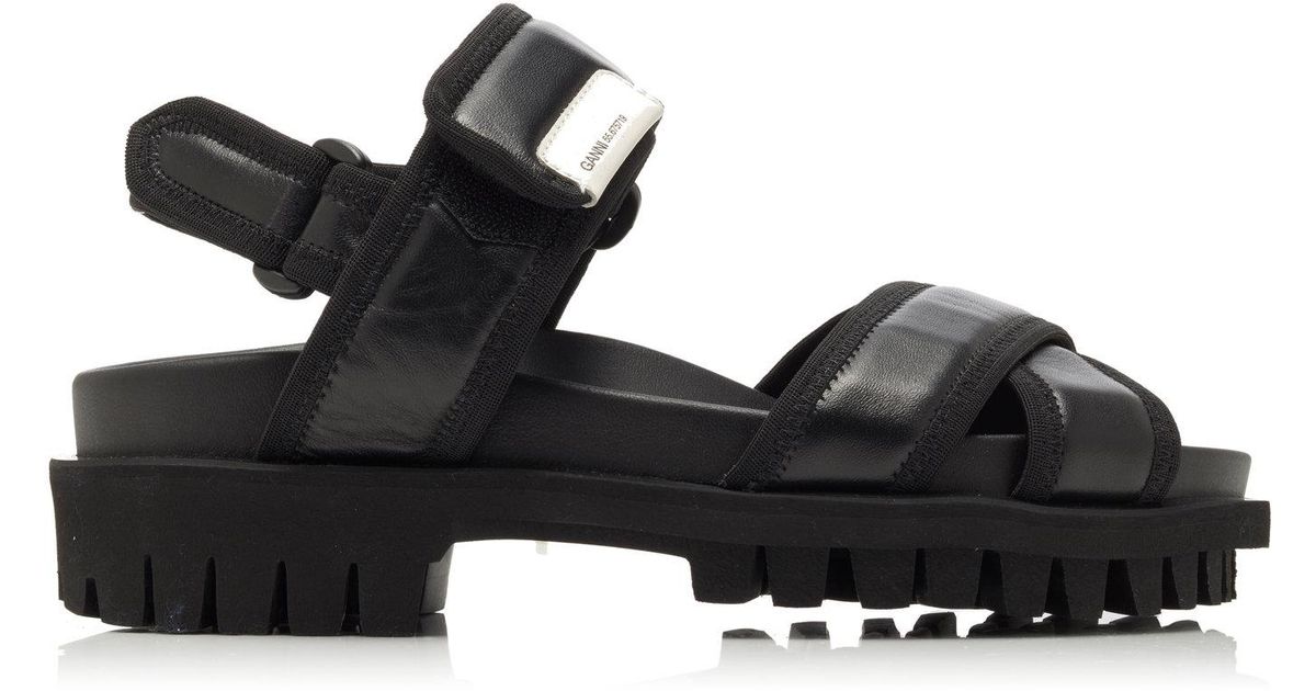 Ganni - Livia Sandals | HBX | Ganni, Cow leather, Mens fashion casual urban