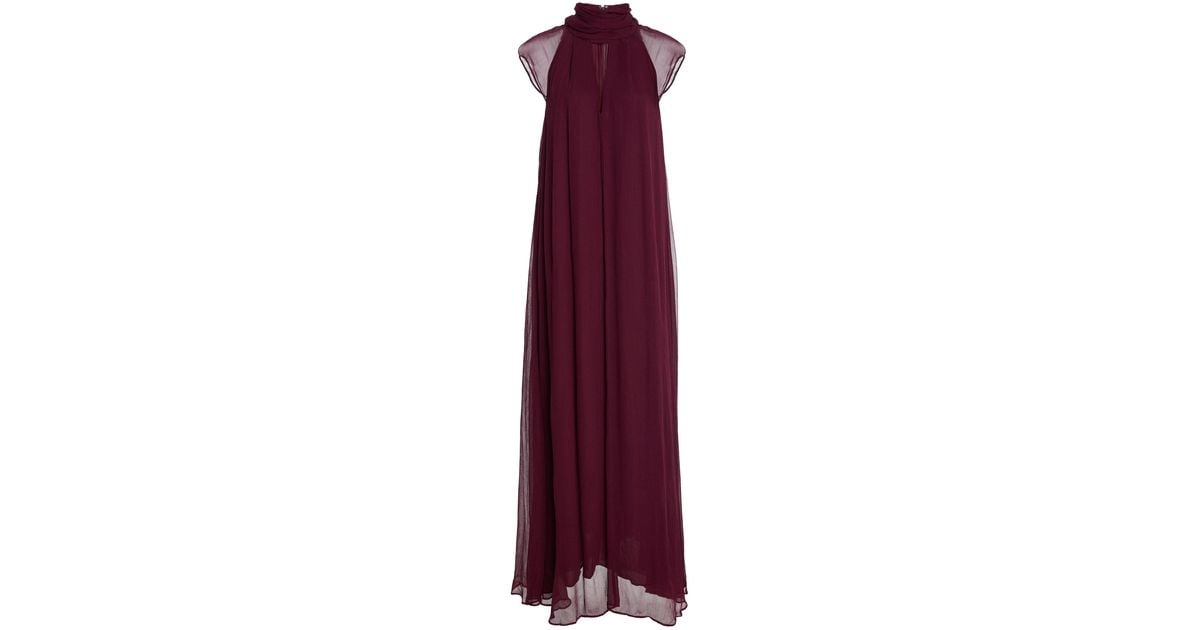 knee length dresses for ladies Twilight in Istanbul Ruffled Slip Maxi Dress main image 0