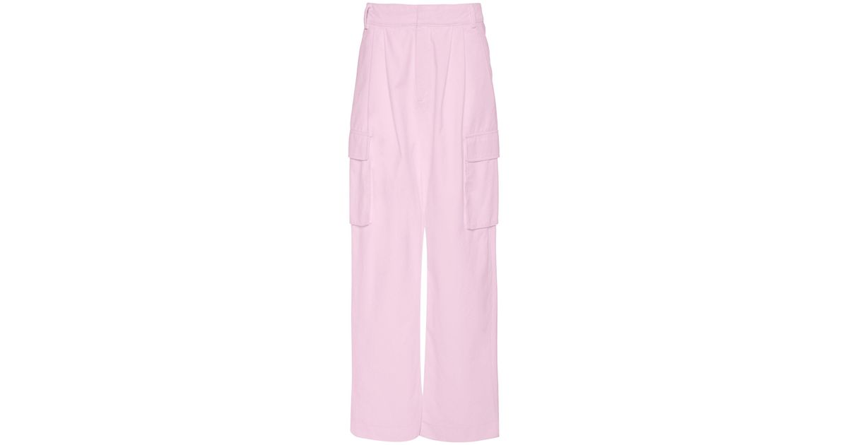 tibi nylon cargo pant