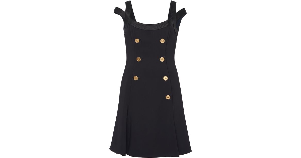 Versace Cold Shoulder Sheath Dress in Black | Lyst Versace Cold Shoulder Sheath Dress in Black | Lyst