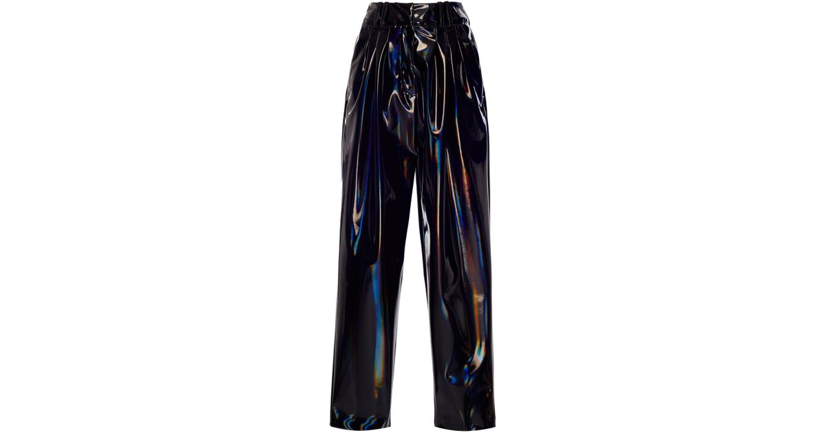 balmain holographic pants