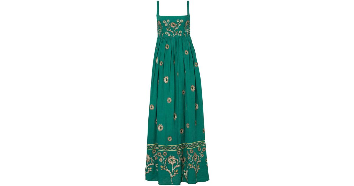 knee length dresses for ladies Barbara Orquidea Maxi Dress