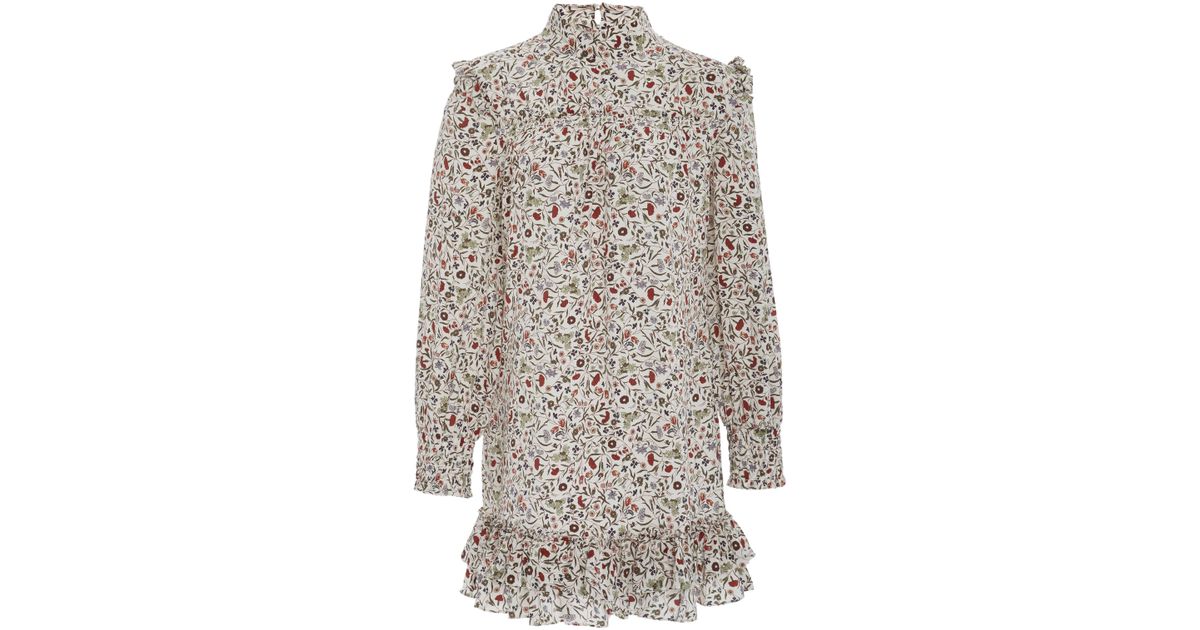 frame smocked shift dress
