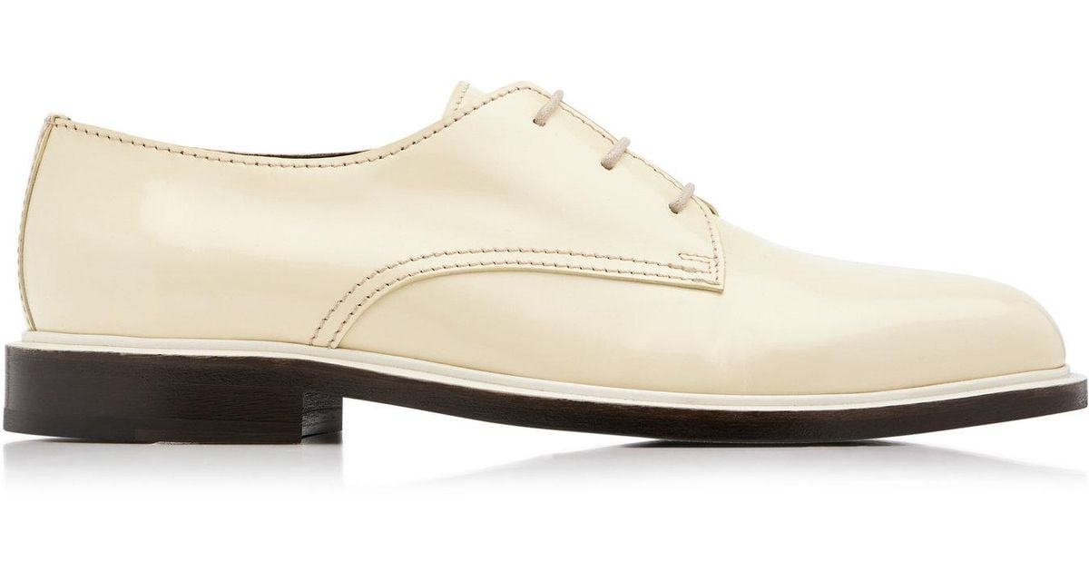 The Row Jules Derby Shoes in White | Lyst