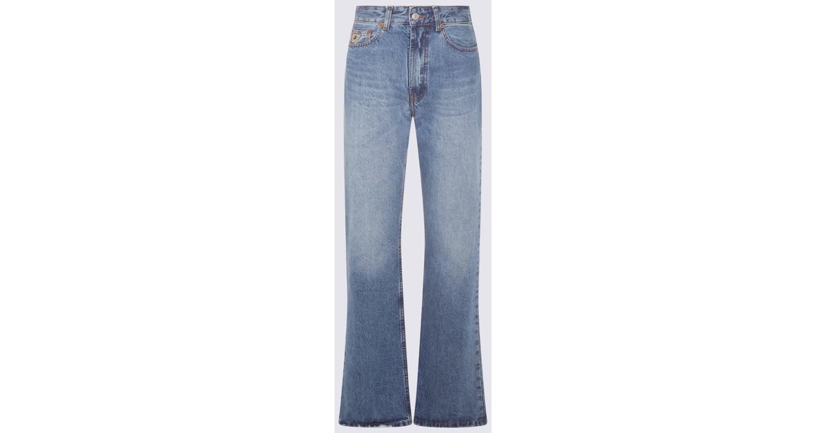 デニム・ジーパン LOIS JEANS BLUE COTTON NINETTE JEANS Lois Cotton Ninette Jeans in Blue | Lyst