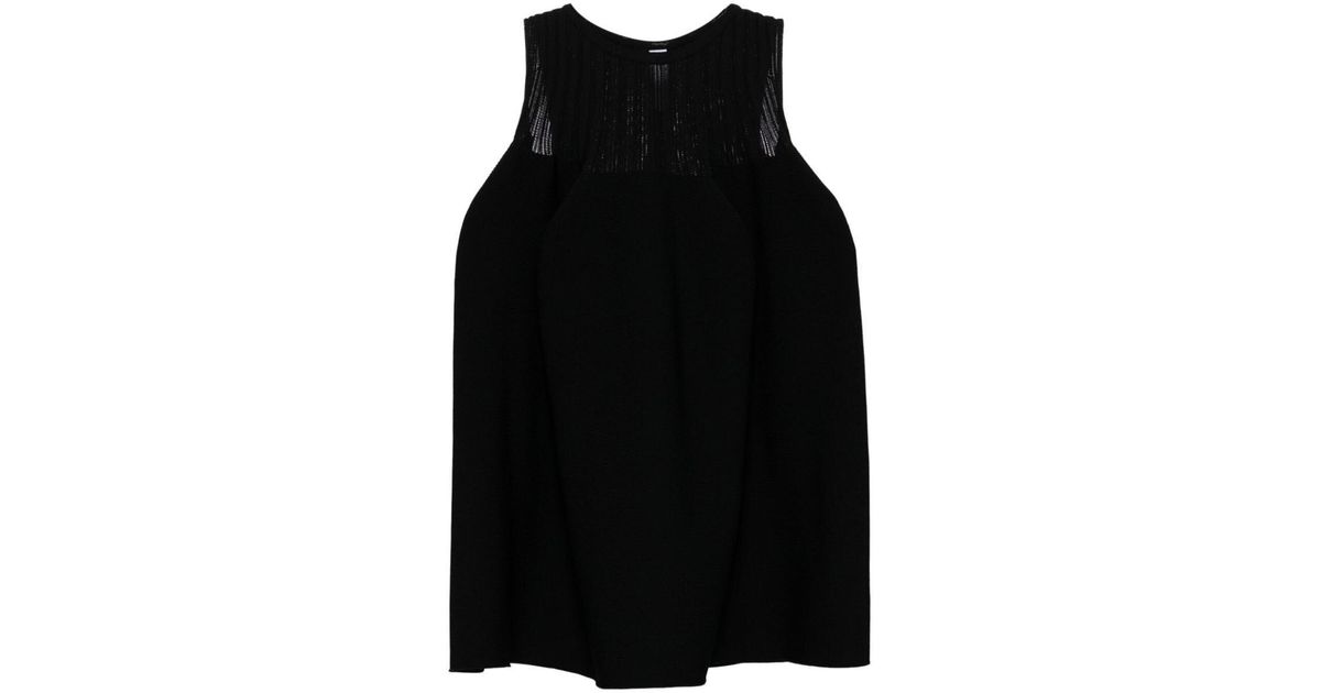 【CFCL】POTTERY SLEEVELESS BUST FLARE TOP CFCL Pottery Sleeveless Bust Flare Top in Black | Lyst