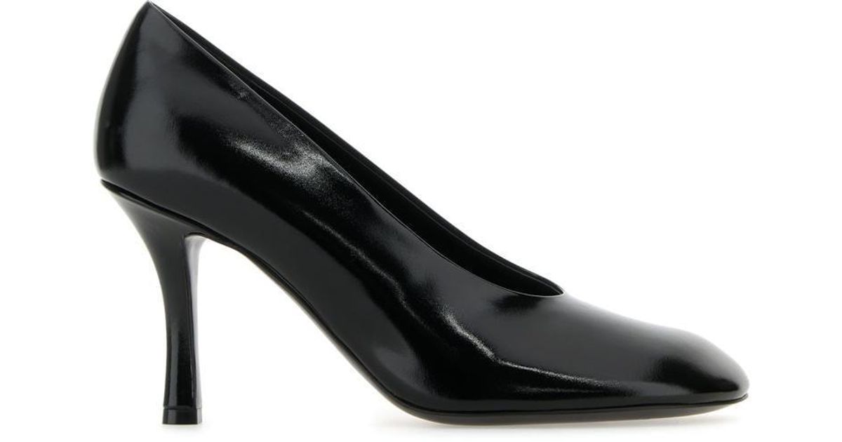 burberry black heels
