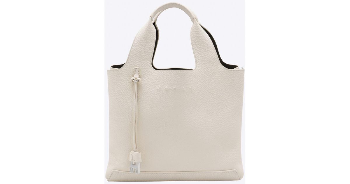 トートバッグ HOGAN TOTES YOGURT Hogan Hogan Yogurt in Natural | Lyst UK