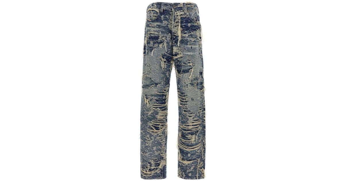 DIESEL '1988 D-Ark 09M04' Jeans in Blue | Lyst