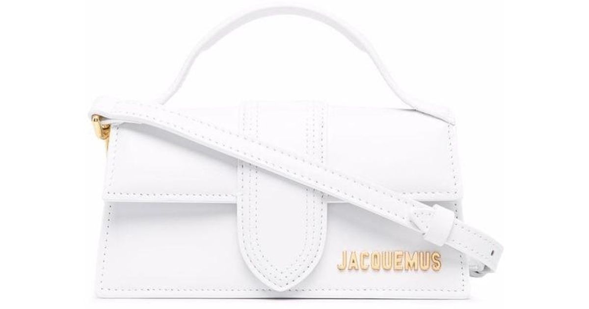Jacquemus White Calf Leather Bos Taurus Shoulder Bag main image 0