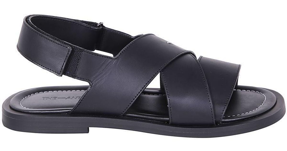 サンダル THE ANTIPODE IVAN 773 CROSSOVER SANDALS (IVAN773 BLACK) The Antipode Ivan 773 Crossover Sandals Shoes In Black