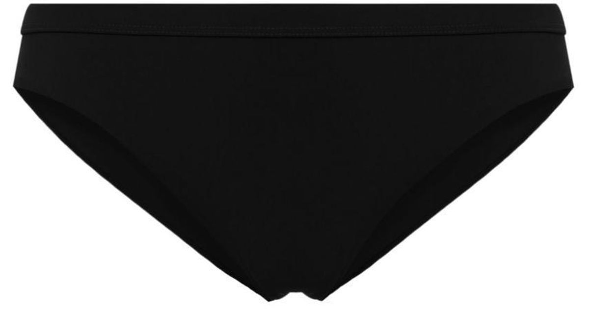 Jil Sander Bikini Bottom Swimsuit in Black | Lyst UK