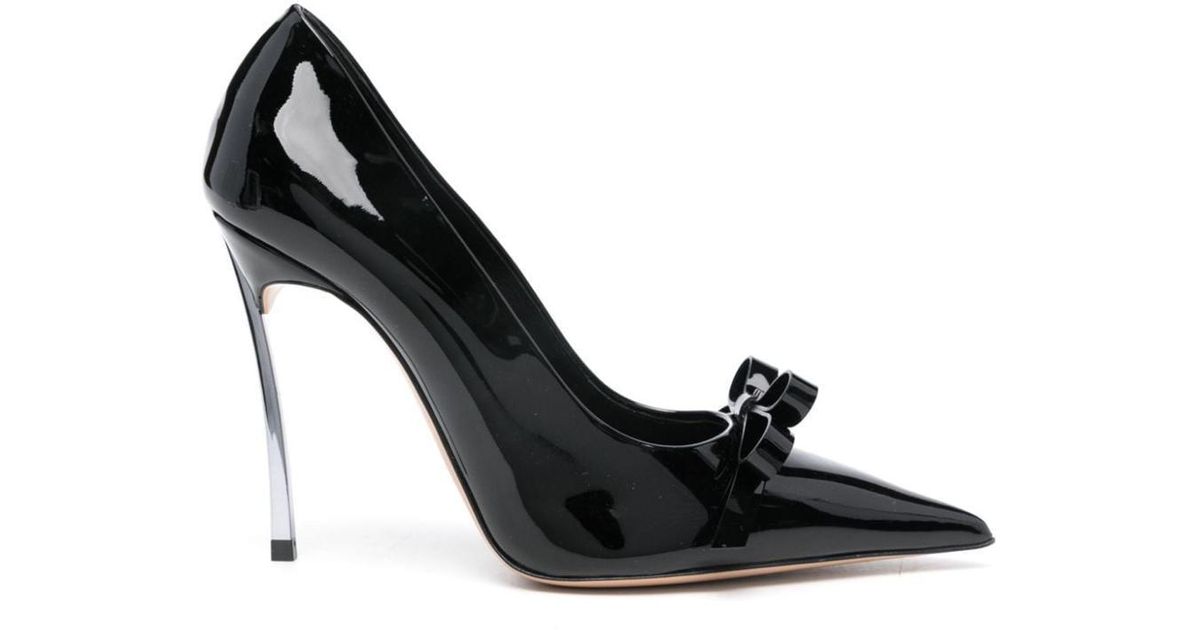 casadei black pumps