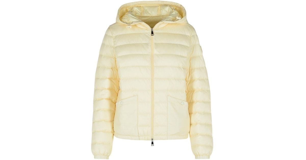 【関税＆送料込み】Moncler 'Hede' Ivory Nylon Down Jacket moncler-Beige-Hede-Ivory-Nylon