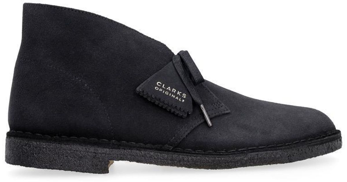 clarks blue boots