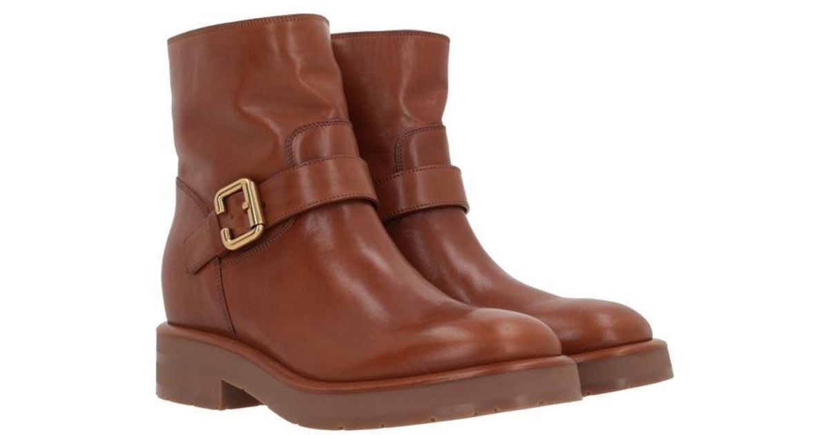 Chloe Green Ankle Boots main image 1