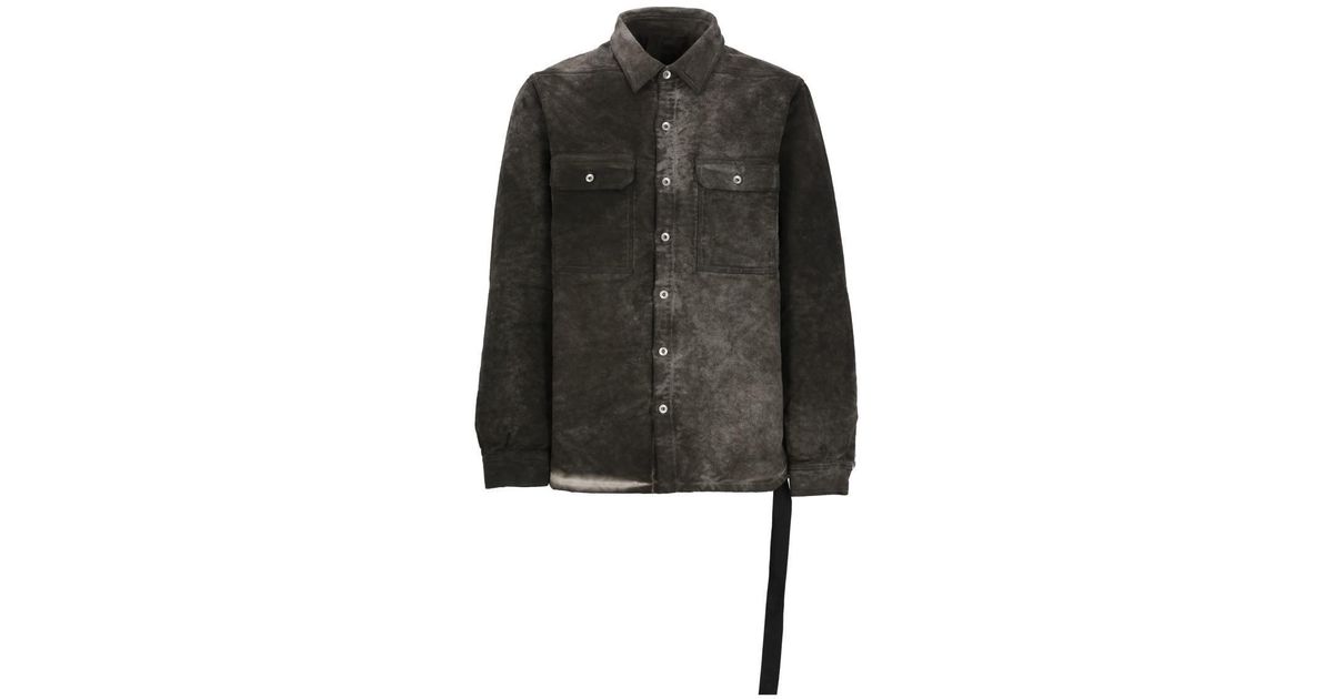 Rick Owens Coats in Black for Men | Lyst Rick Owens Black Coats for men