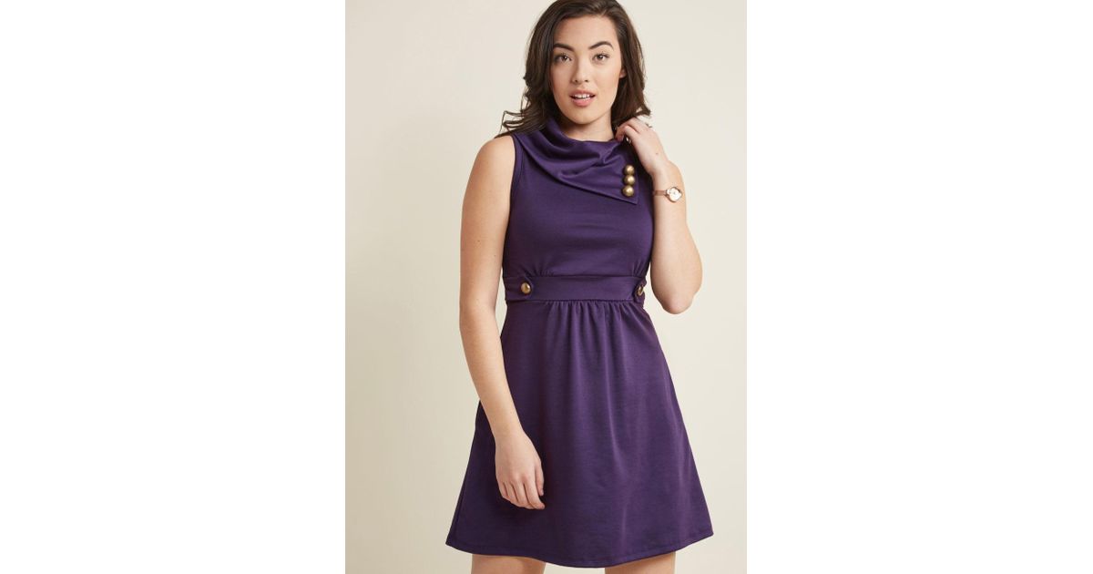ModCloth Coach Tour A-line Dress in 