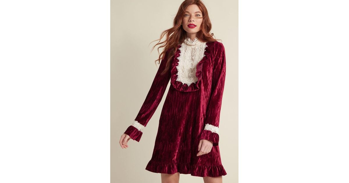 anna sui velvet dress