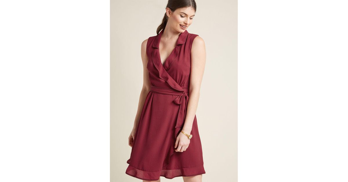 modcloth wrap dress