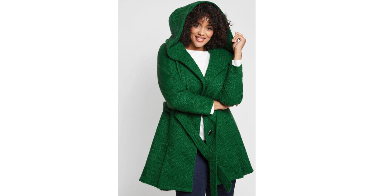 modcloth green coat