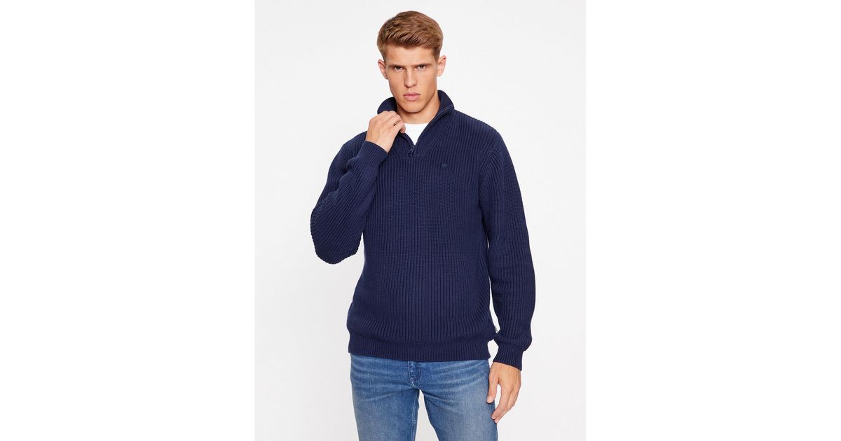 Wrangler Pullover 112343094 Regular Fit in Blau für Herren | Lyst DE