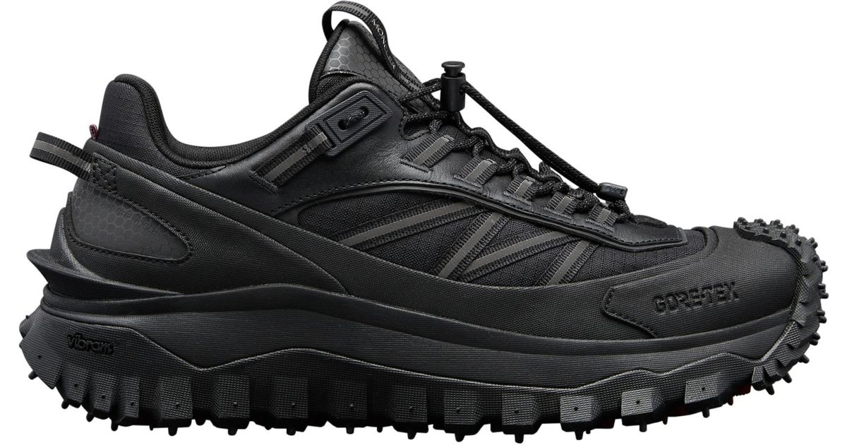 Moncler Trailgrip Gtx Low Top Trainers in Black for Men Lyst UK