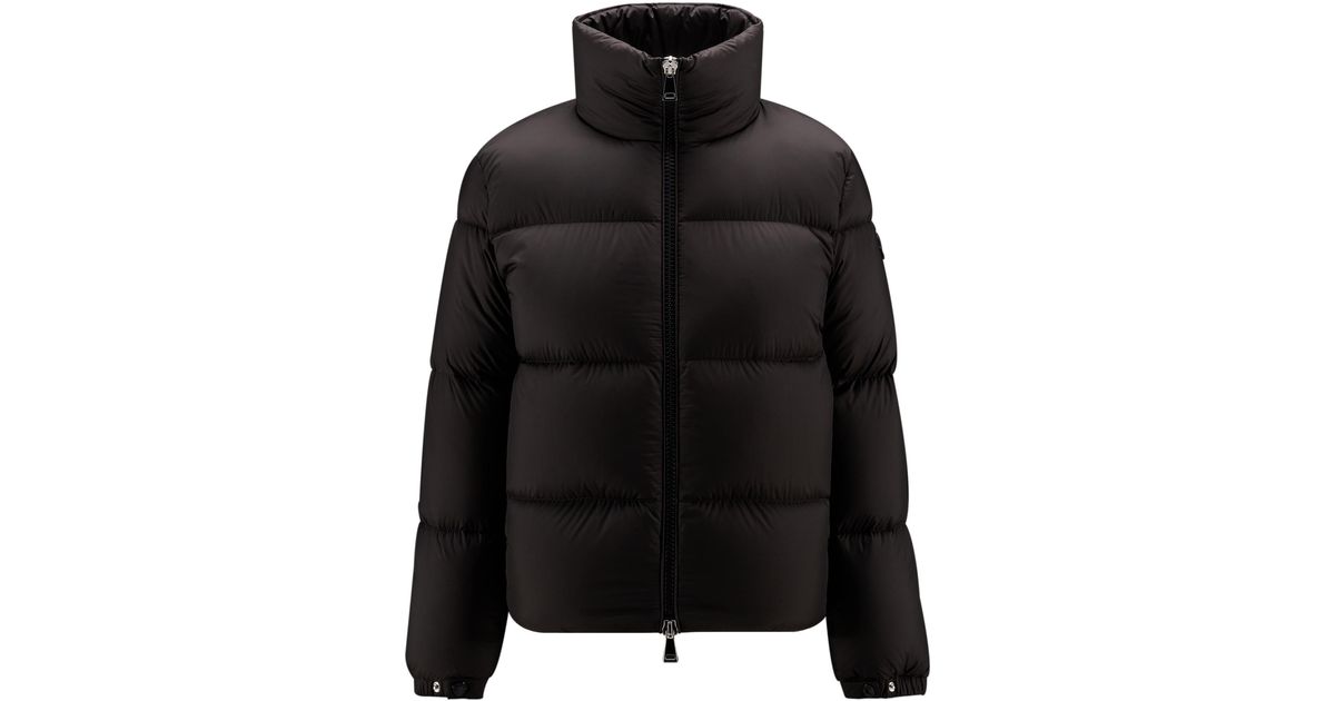 Moncler Synthetic Anterne Short Down Jacket in Black | Lyst