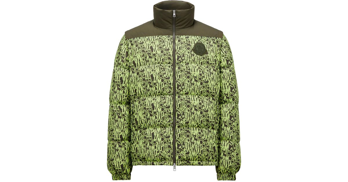 Moncler Chubasco 2 In 1 Short Down Jacket In Green For Men Lyst