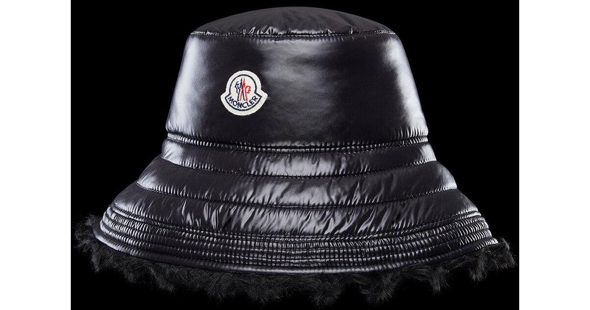 Moncler Bucket Hat in Black - Save 43% - Lyst