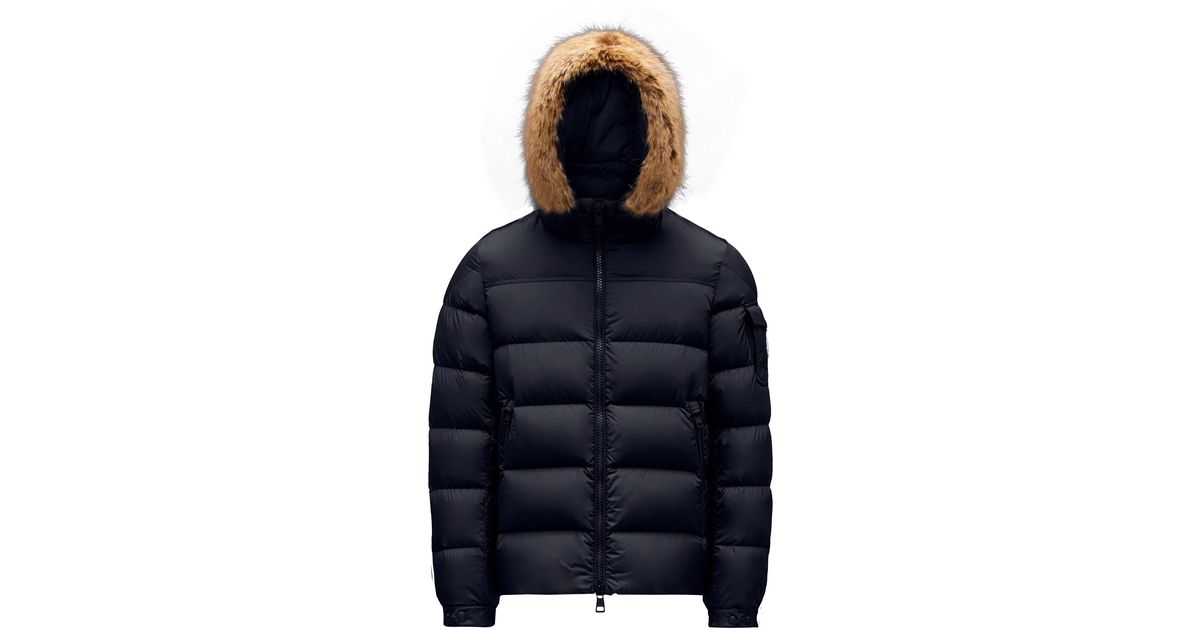 Moncler Morel Short Down Jacket in Blue 