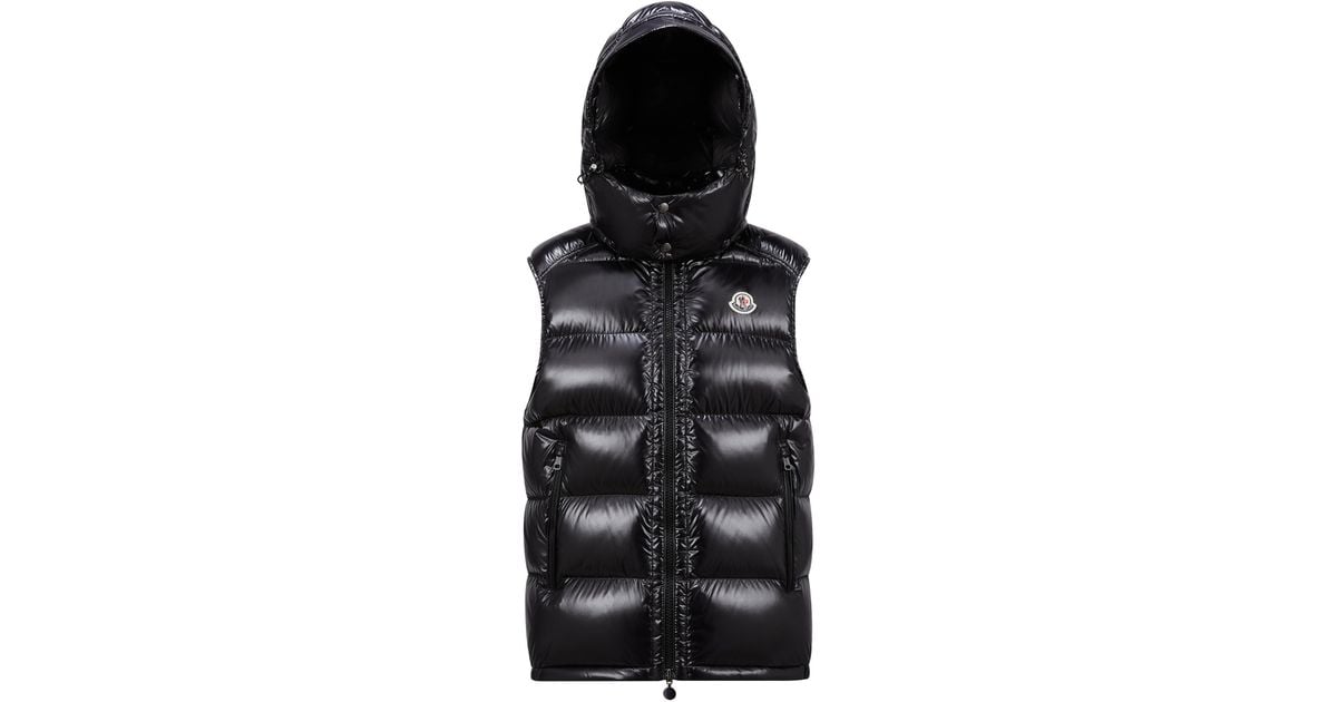 Doudoune Sans Manches Bormes À Capuche Moncler pour homme en