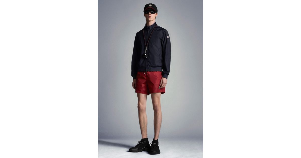 Moncler Reppe Rain Jacket in Blue for Men | Lyst